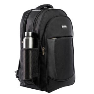 Carrie Alpha Black Laptop Backpack – Stylish, Spacious & Water-Resistant Backpack for Office, College & Travel