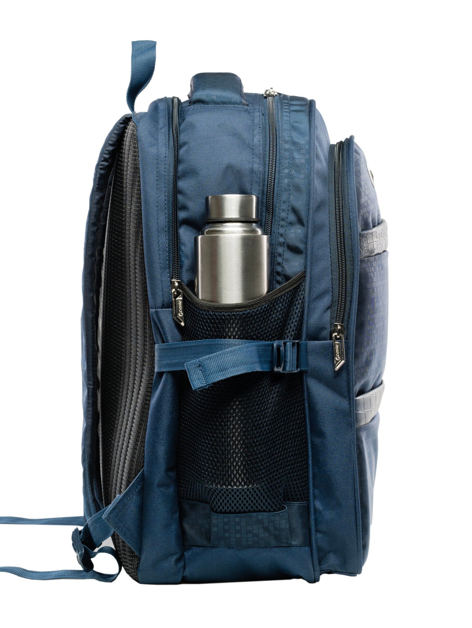 Crocodile Navy Backpack – Premium, Posh & Everyday Ready - Image 2