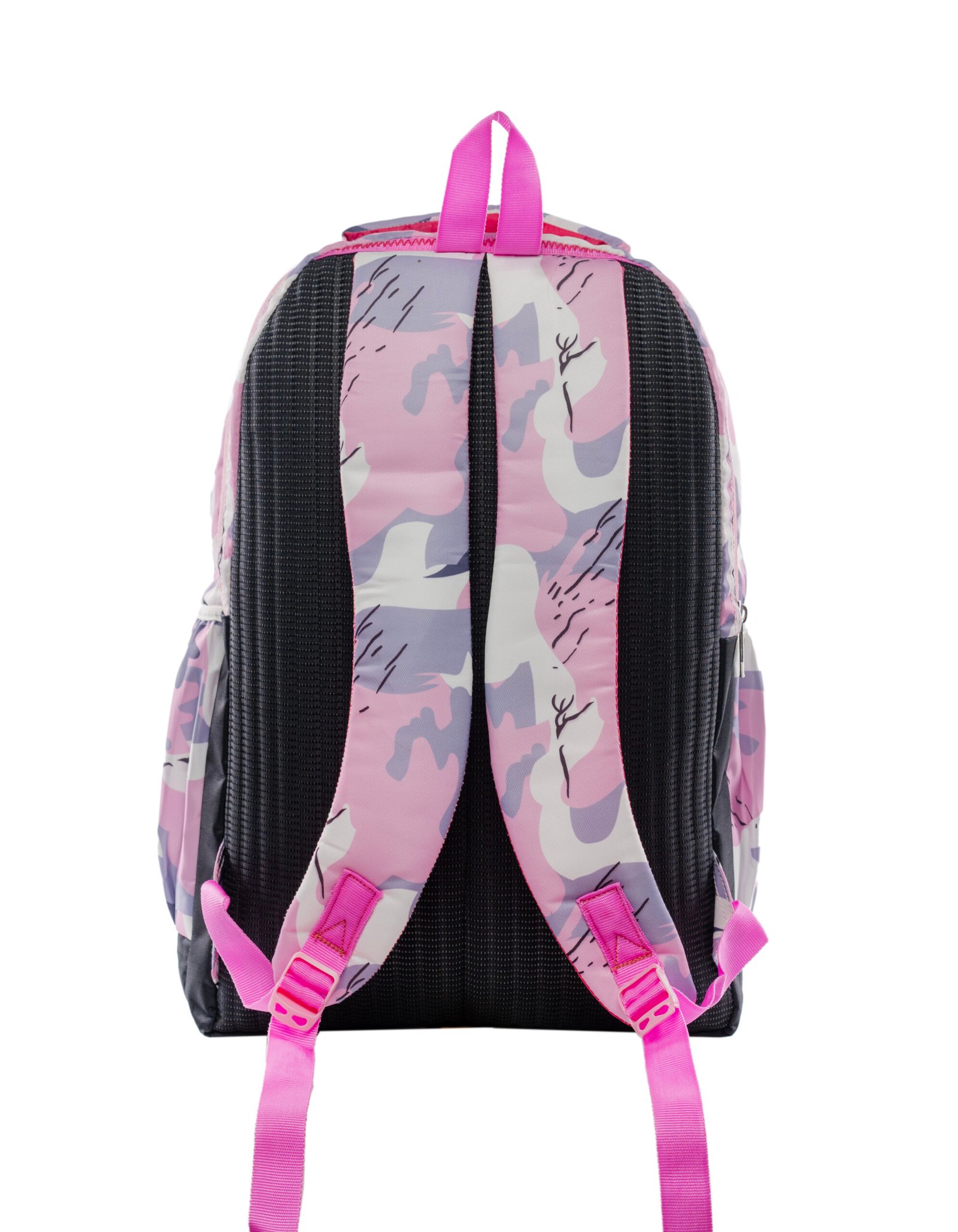 Carrie Pink & Purple Camo Backpack β Stylish, Spacious & Durable - Image 3