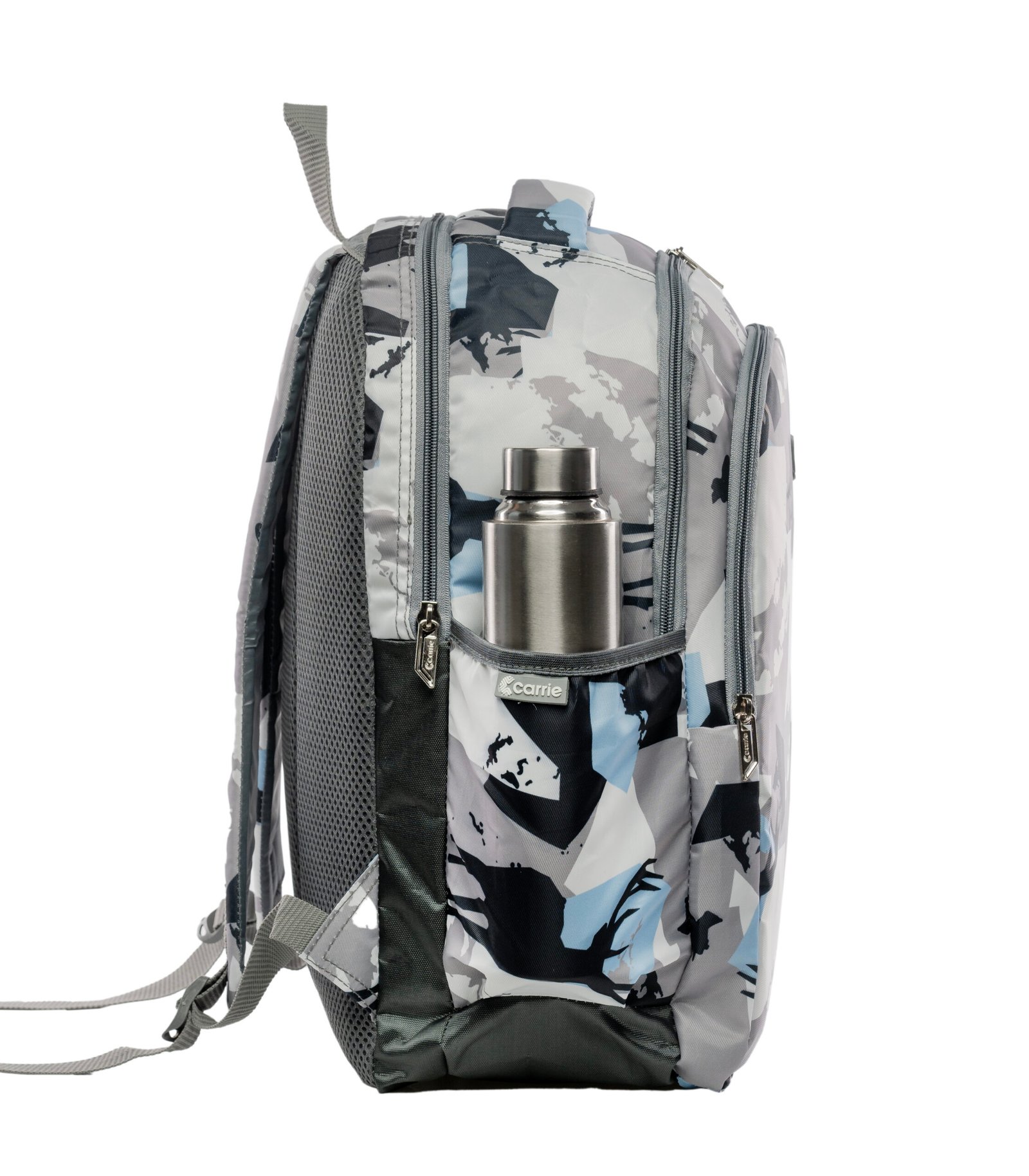 Carrie Printed Backpack for Men & Women | Stylish Lightweight Travel & School Bag with Bottle Holder - Image 5
