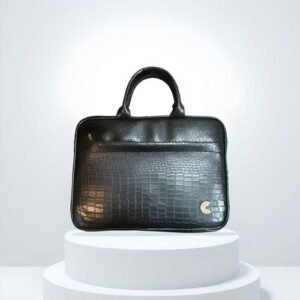 Carrie Sleek Black Laptop Bag – Premium, Professional & Durable