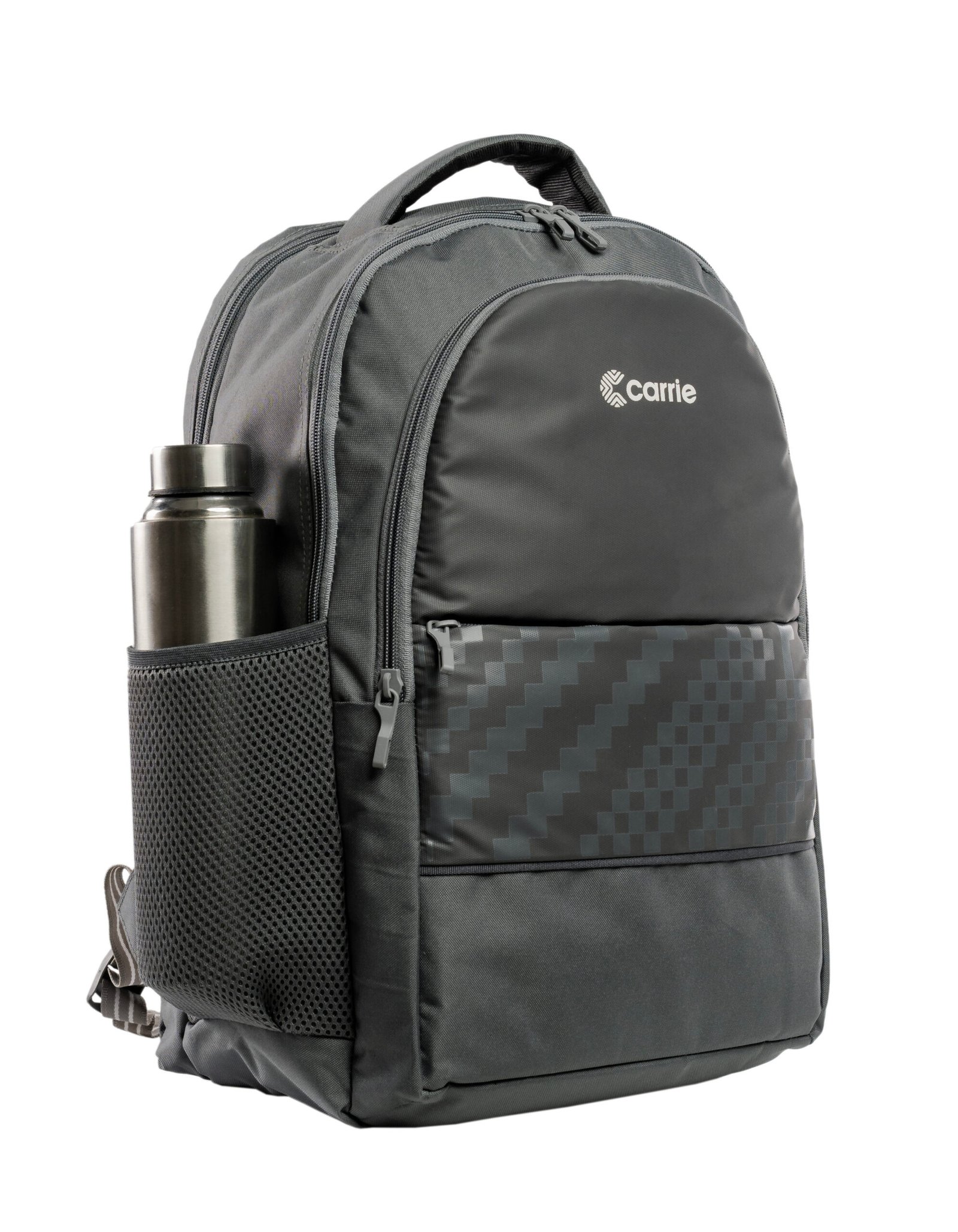 Carrie Mosaic Gray Laptop Backpack – Stylish, Durable & Water-Resistant Bag for College, Office & Travel