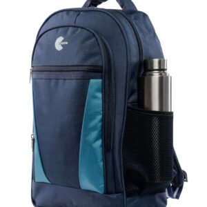 Treasure Backpack β Navy Blue with Teal Accent | Stylish, Spacious & Everyday Ready