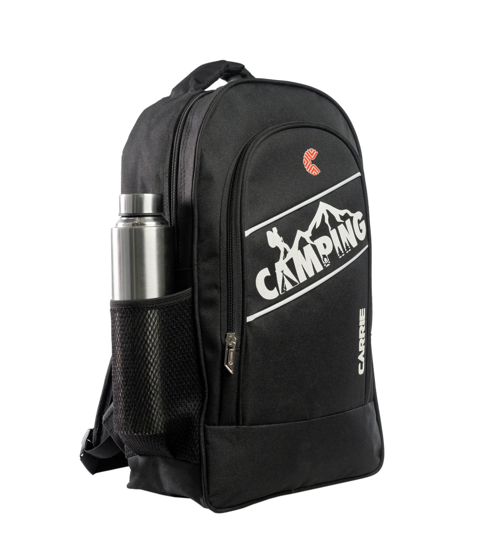 Carrie Black Camping Backpack – Durable, Lightweight & Spacious Outdoor Travel Bag